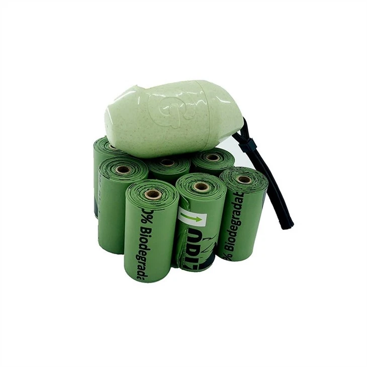 Eco Friendly Biodegradable Compostable Corn Starch Disposable Scented Unscented Green Doggie Dog Waste Poop Bags